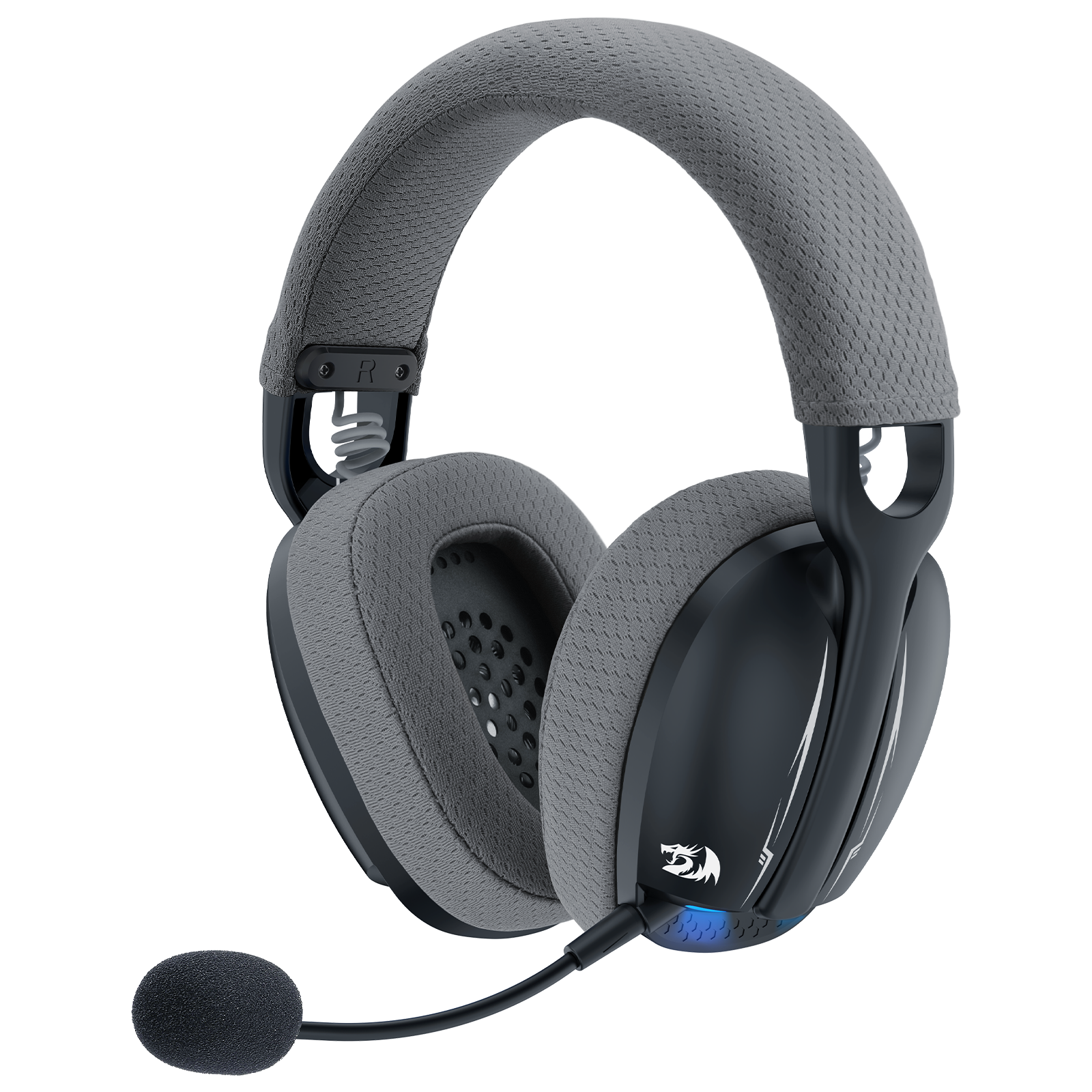 FONE DE OUVIDO HEADSET GAMER SEM FIO REDRAGON SKULD PRO PRETO