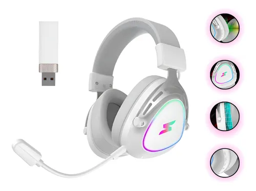 FONE DE OUVIDO HEADSET GAMER SUPERFRAME SOUND BRANCO