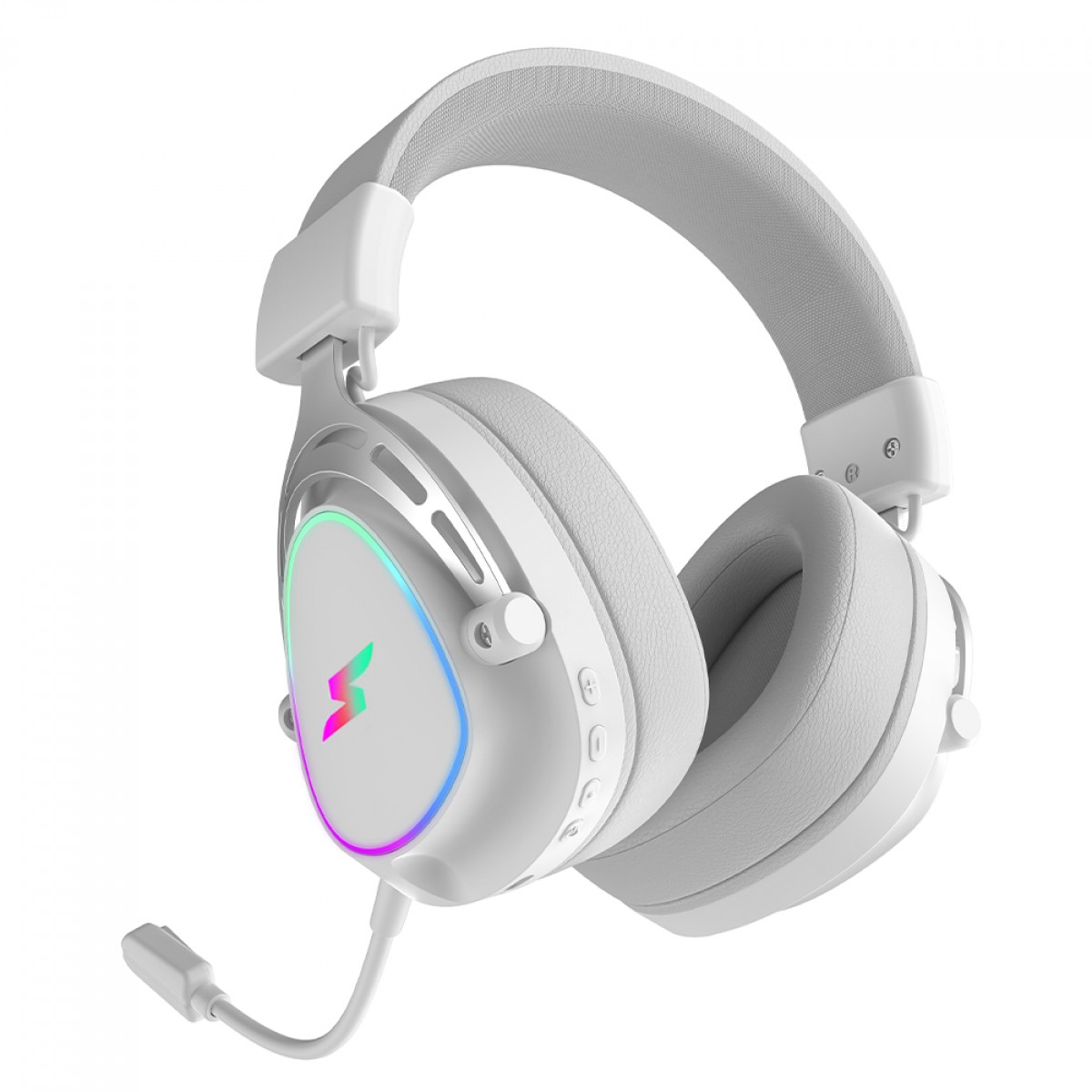 FONE DE OUVIDO HEADSET GAMER SUPERFRAME SOUND BRANCO - Miniatura 2