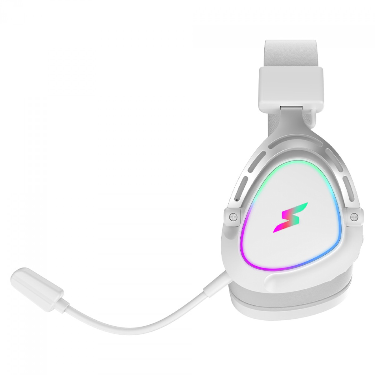FONE DE OUVIDO HEADSET GAMER SUPERFRAME SOUND BRANCO - Miniatura 3