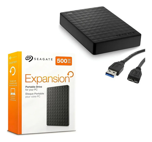 HD EXTERNO SEAGATE EXPANSION 500GB STEA500400 - Miniatura 2