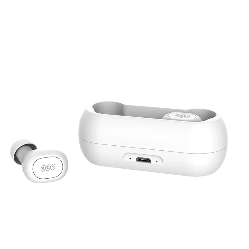 FONE DE OUVIDO SEM FIO QCY T1C BRANCO - Miniatura 2