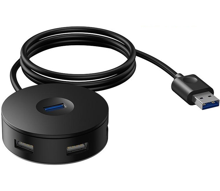 HUB USB BASEUS AIRJOY ROUND BOX 1 (USB 3.0 3 USB 2.0)
