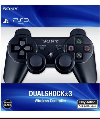 CONTROLE GAMER DUALSHOCK 3 PS3 SEM FIO PRETO PRIMEIRA LINHA - Miniatura 2