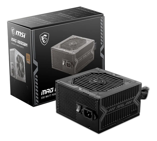 FONTE MSI 550W 80 PLUS BRONZE A550BN