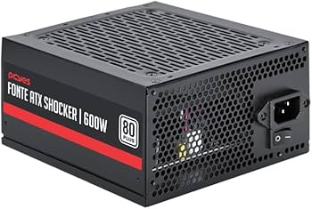 FONTE PCYES SHOCKER 600W  80PLUS WHITE (SEMINOVO) - Miniatura 2