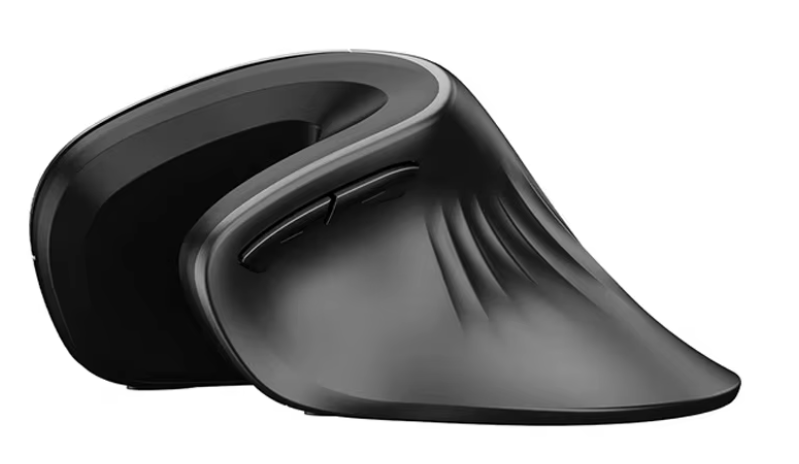 MOUSE SEM FIO ERGONOMICO WARVANK U2 2.4G PRETO - Miniatura 3