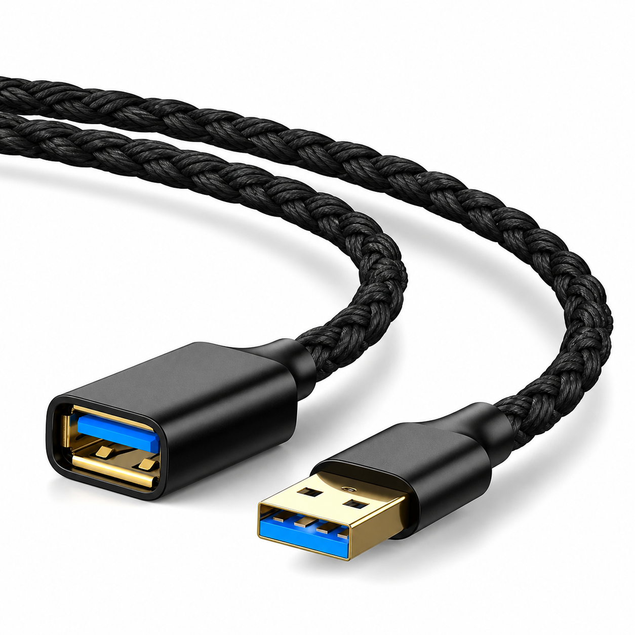 CABO EXTENSOR USB 3.0 2M TRANÇADO
