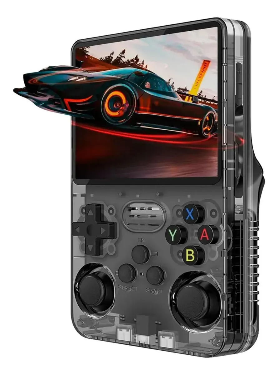 VIDEO GAME CONSOLE PORTATIL R36S PRETO - Miniatura 3