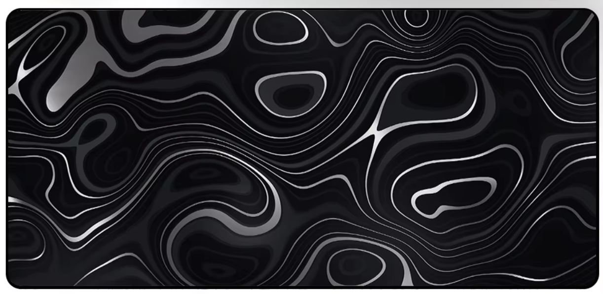 MOUSEPAD EXTENDIDO 300X700 PRETO E BRANCO