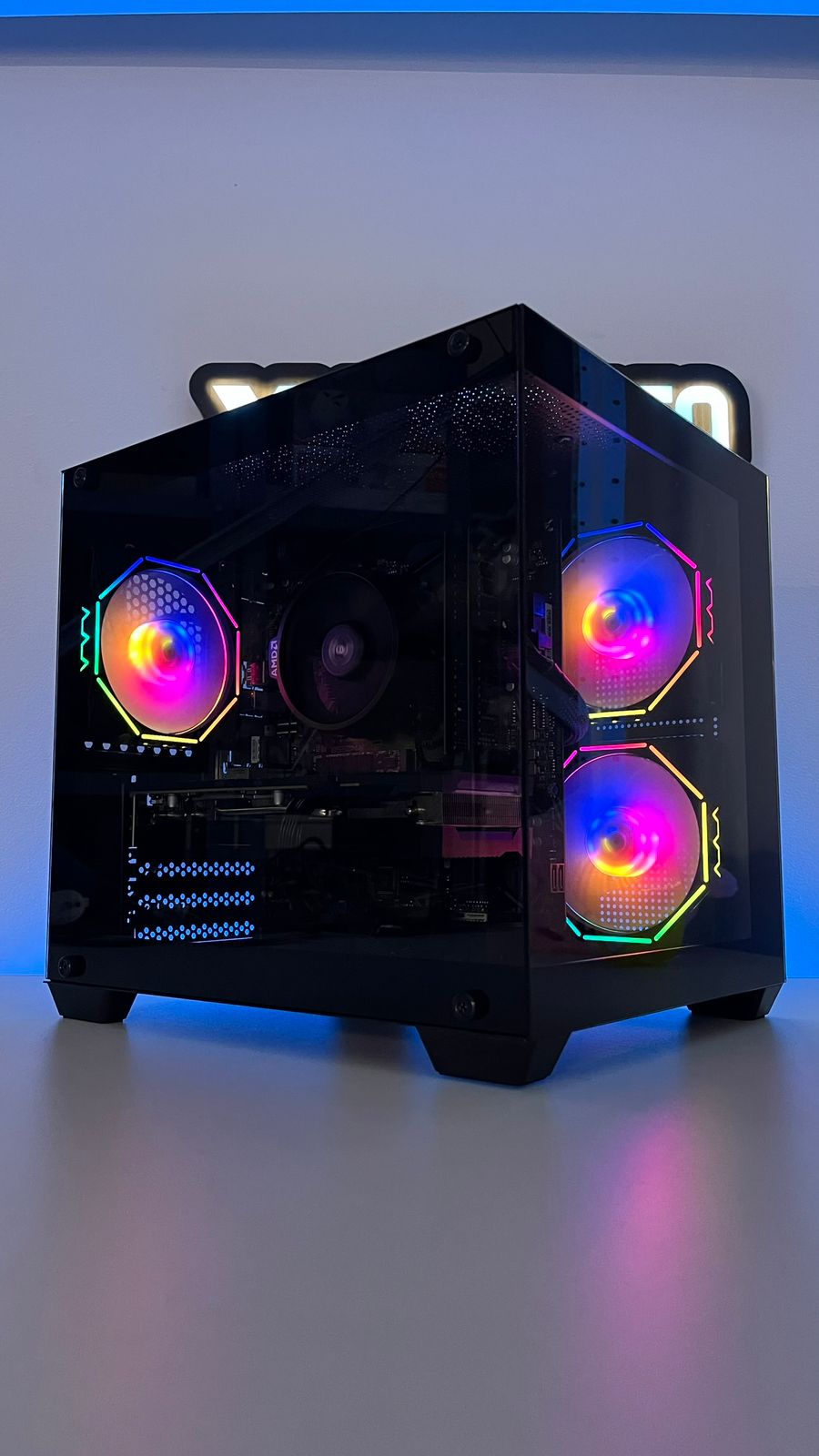 PC COMPUTADOR GAMER | RYZEN 5 5500 | RX 5600 6GB | 16GB RAM DDR4 2666MHZ | SSD NVME 512GB | B550M-K | 500W 80+ BRONZE