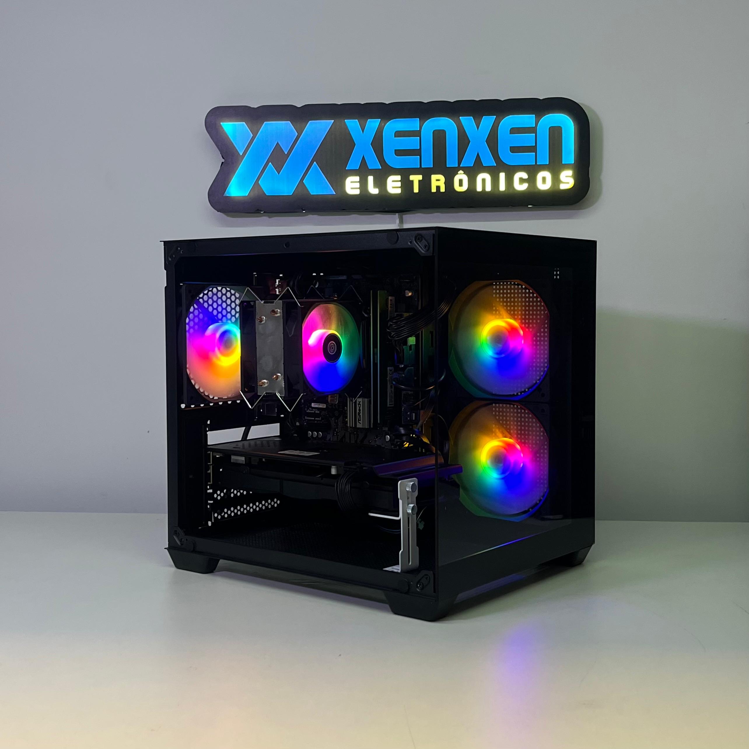 PC COMPUTADOR GAMER USADO | INTEL I3 10100F | RX580 8GB | H510M | 16GB DDR4 | SSD SATA 500GB | 2X HD 500GB | 600W