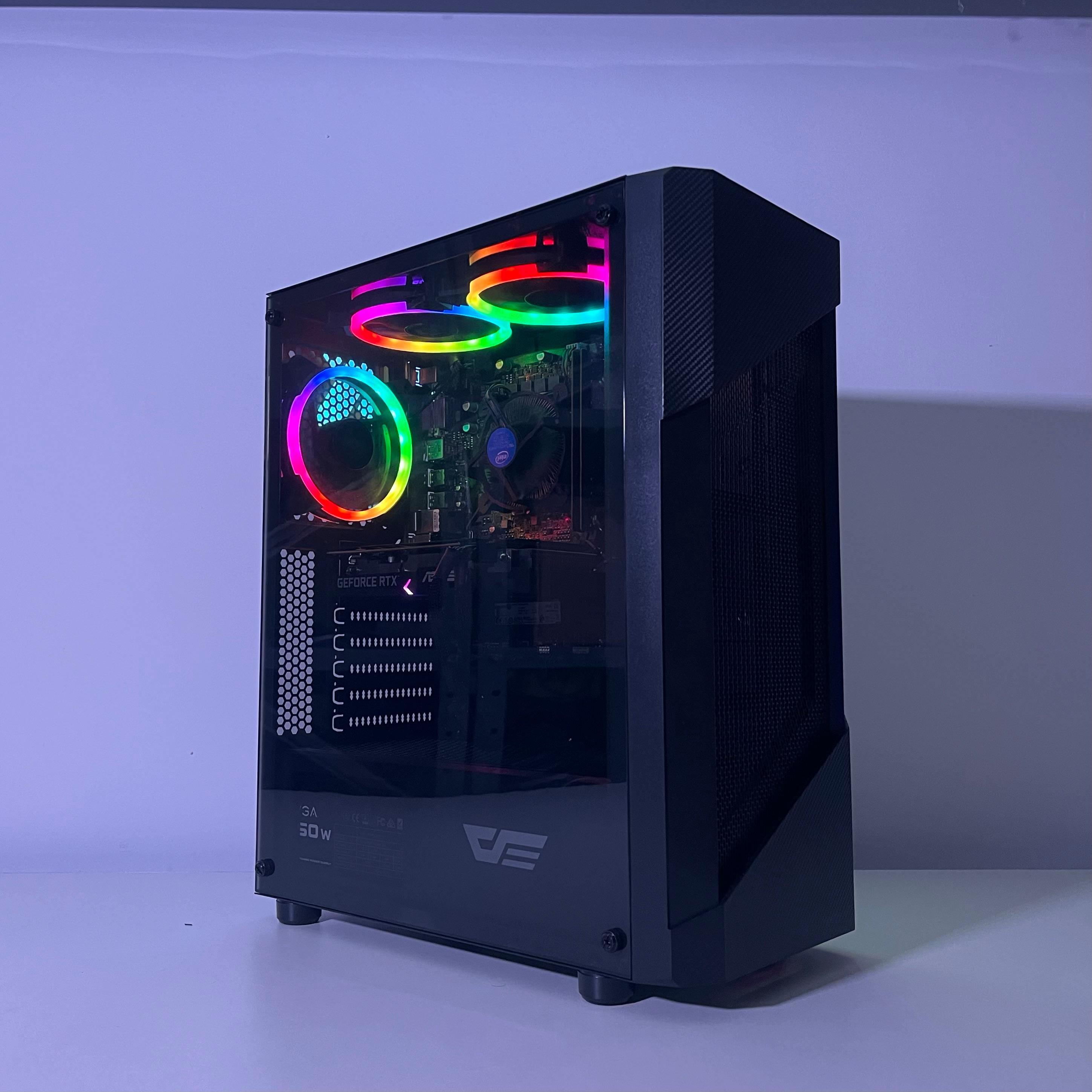 PC COMPUTADOR GAMER USADO | INTEL I5 10400F | RTX 3060 12GB | H510M | 16GB DDR4 2666MHZ (2X8GB) | NVME 500GB | 550W