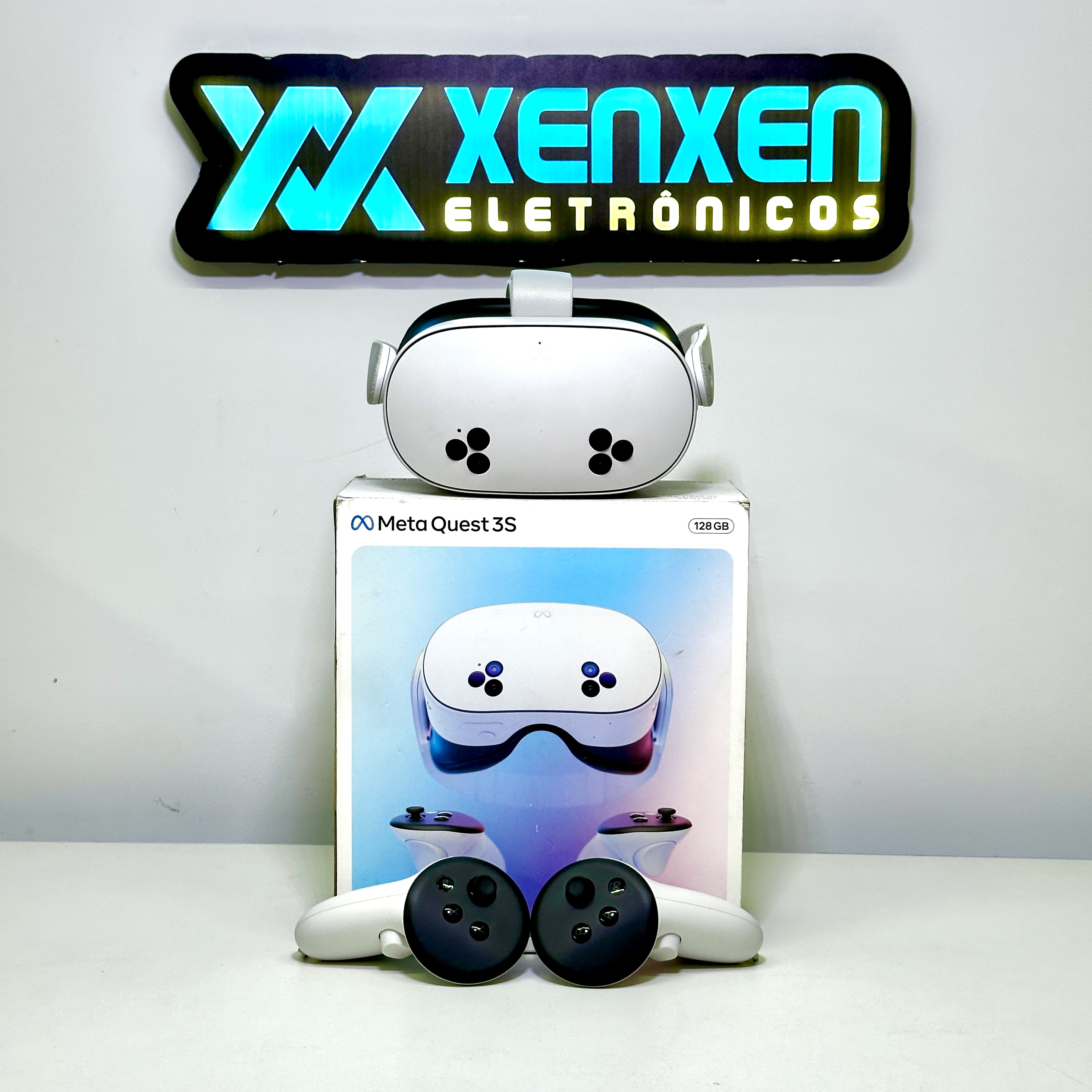 OCULOS DE REALIDADE VIRTUAL META QUEST 3S 128GB (SEMINOVO)