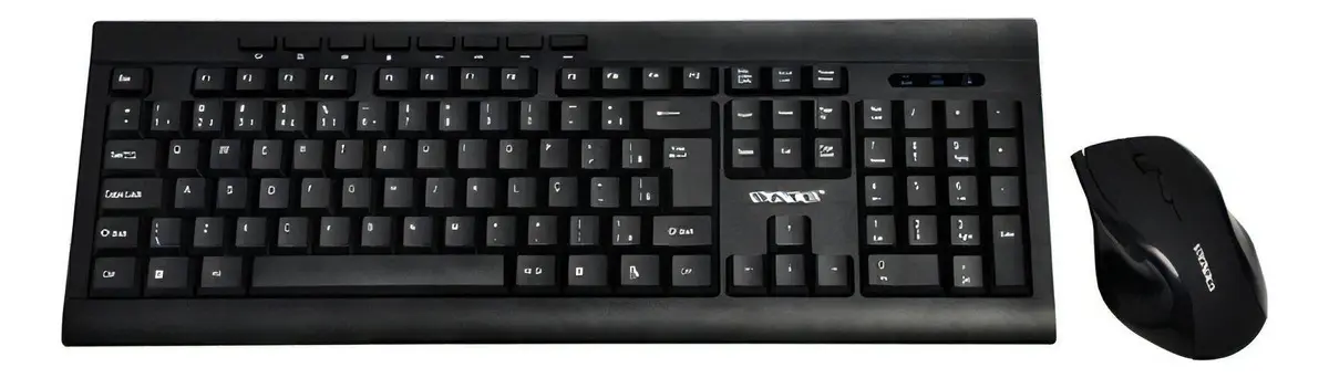 KIT TECLADO E MOUSE SEM FIO SATE AK-726G ABNT2