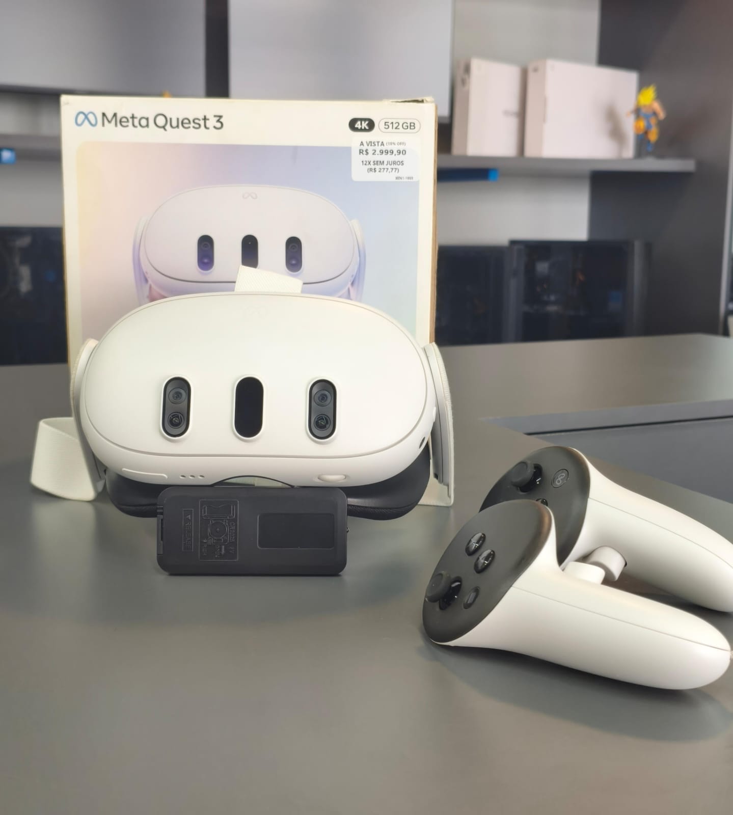 OCULOS DE REALIDADE VIRTUAL META QUEST 3 512GB (SEMI NOVO) - Miniatura 2